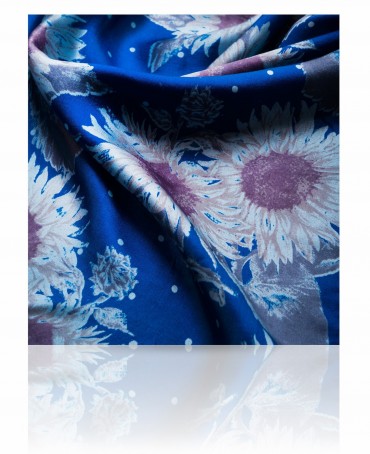 Шейный Платочек Женский SS.KV-SUNFLOW/BLUE